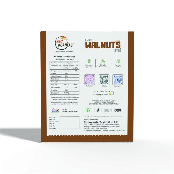 Nutkernels Chilean Walnut Kernels 250g